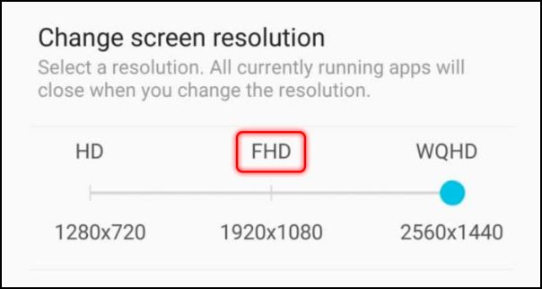 cambiar resolución de pantalla en Android