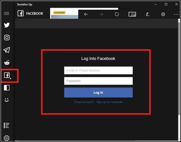 iniciar sesión Facebook