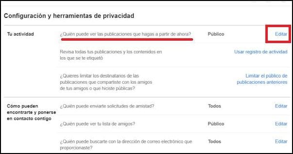 quién puede ver mi perfil
