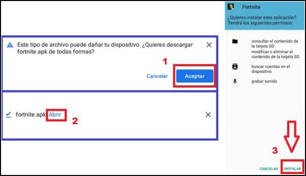 descargar APK Fortnite