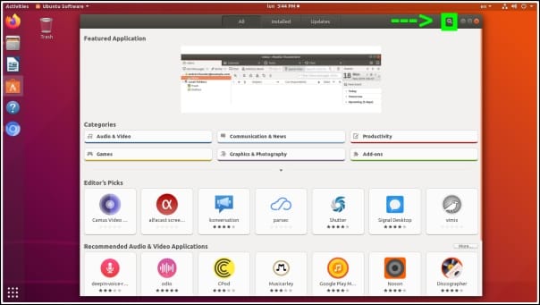 icono lupa ubuntu