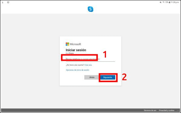 usuario Skype