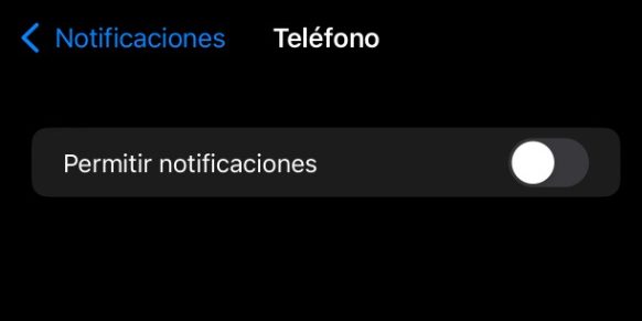 activar permitir notificaciones iPhone