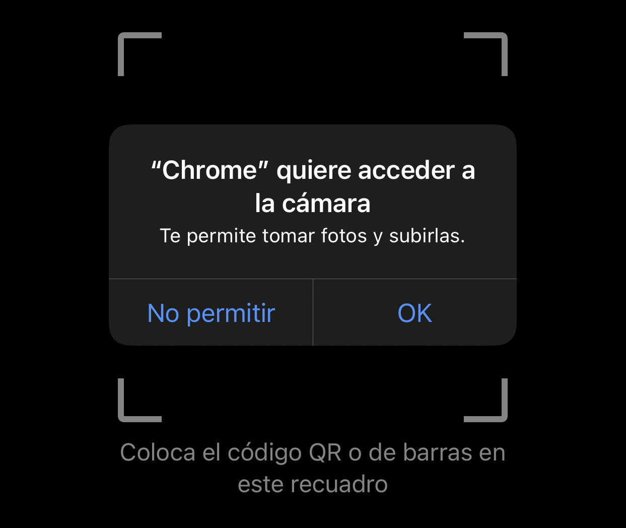 chrome quiere acceder a la cámara