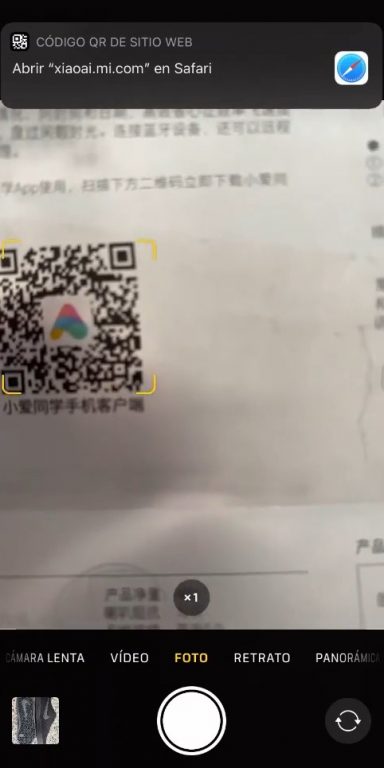 escaneando codigo qr