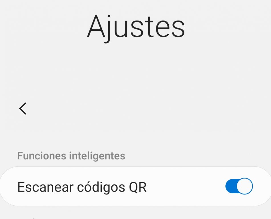activar escanear codigos qr